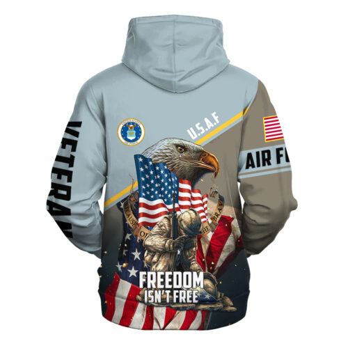 VETERAN UXVET32-AF Premium Heavy Fleece Zip Hoodie