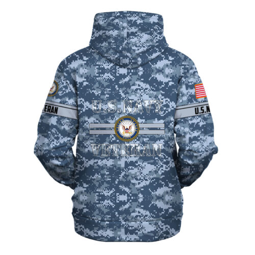 VETERAN UXVET21-NV Premium Microfleece Hoodie