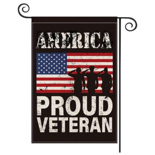 America Proud Veteran American Flag Veteran