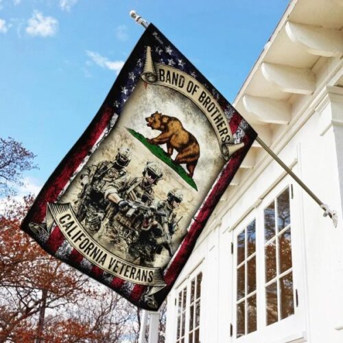 Band Of Brothers California Veterans Flag