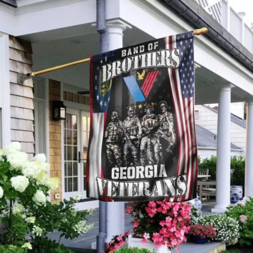 Band Of Brothers Georgia Veterans Flag