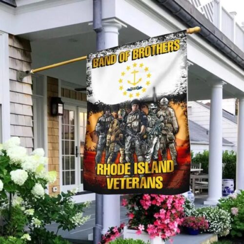 Band Of Brothers Rhode Island Veterans Honor  Rhode Island Veteran Flag