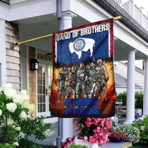 Band Of Brothers Wyoming Veterans Flag