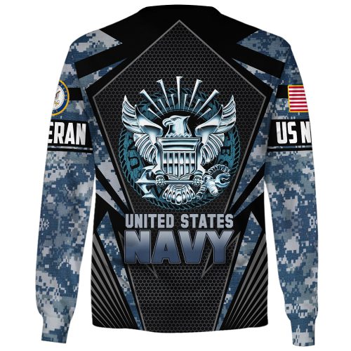 VETERAN UXVET27-NV Premium Microfleece Sweatshirt