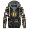 VETERAN UXVET23-AF Premium Heavy Fleece Zip Hoodie