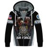 VETERAN UXVET16-AM Premium Heavy Fleece Zip Hoodie