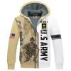 Copy of VETERAN UXVET25-AF Premium Heavy Fleece Zip Hoodie