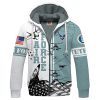 VETERAN UXVET22-AM Premium Heavy Fleece Zip Hoodie