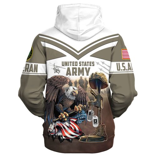 VETERAN UXVET28-AM Premium Microfleece Hoodie