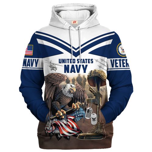 VETERAN UXVET28-NV Premium Microfleece Hoodie