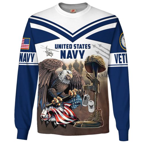 VETERAN UXVET28-NV Premium Microfleece Sweatshirt