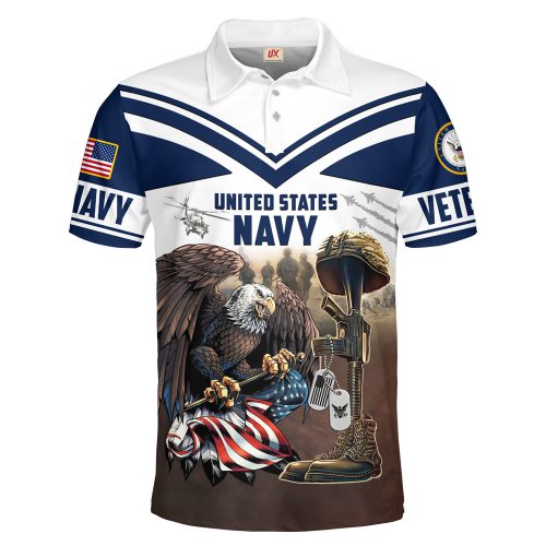 VETERAN UXVET27-NV Premium Hawaiian Shirt