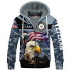 VETERAN UXVET30-AM Premium Heavy Fleece Zip Hoodie