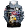 VETERAN UXVET30-AM Premium Microfleece Hoodie