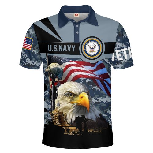 VETERAN UXVET29-NV Premium Polo Shirt