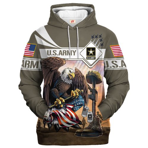 VETERAN UXVET30-AM Premium Microfleece Hoodie