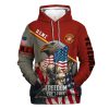 VETERAN UXVET32-AF Premium Microfleece Hoodie