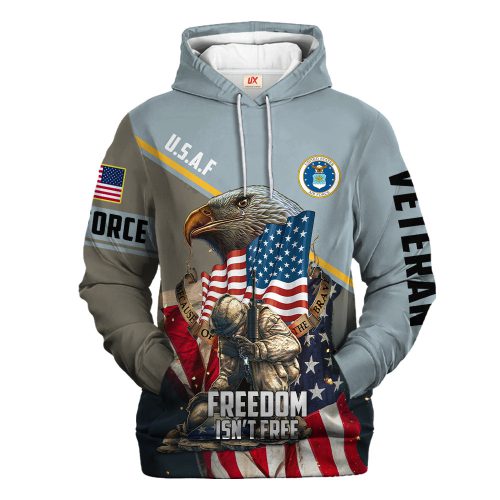 VETERAN UXVET32-AF Premium Microfleece Hoodie