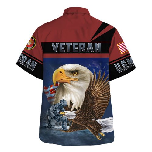 VETERAN UXVET31-MC Premium Hawaiian Shirt