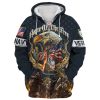 VETERAN UXVET23-AM Premium Microfleece Zip Hoodie