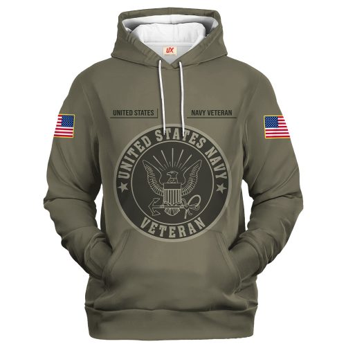 VETERAN UXVET38-NV Premium Microfleece Hoodie