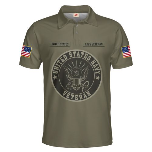 VETERAN UXVET38-NV Premium Polo Shirt