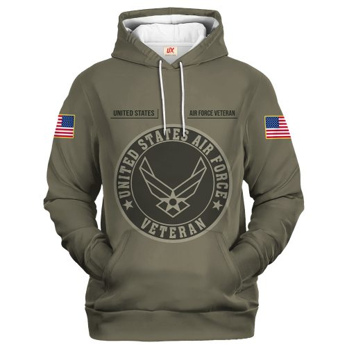 VETERAN UXVET38-AF Premium Microfleece Hoodie