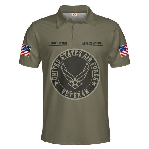 VETERAN UXVET38-AF Premium Polo Shirt