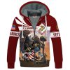 VETERAN UXVET16-NV Premium Heavy Fleece Zip Hoodie