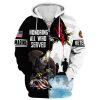 VETERAN UXVET22-AM Premium Microfleece Zip Hoodie