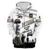 VETERAN UXVET86-NV Premium Microfleece Zip Hoodie