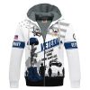 VETERAN UXVET86-AM Premium Heavy Fleece Zip Hoodie