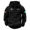 New Release! Personalized Gift U.S. Air Force Tactical Quarter Zip Hoodie BLVTR240524A02AF