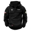 New Release! Personalized Gift U.S. Coast Guard Tactical Quarter Zip Hoodie BLVTR240524A01CG