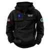 New Release! Personalized Gift U.S. Marine Corps Tactical Quarter Zip Hoodie BLVTR240524A03MC