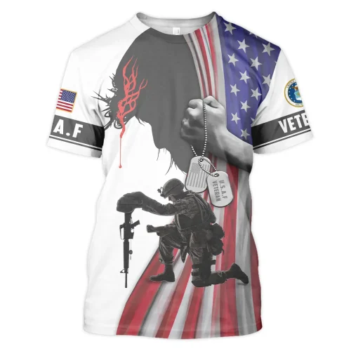 New Release Father Day U.S. Air Force Veterans Premium T-Shirt All Over Prints Gift Loves BLVTR240424A01AFTS