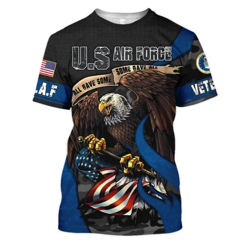 New Release U.S. Air Force Veterans Premium T-Shirt All Over Prints Gift Loves HBLVTR030424A01AF