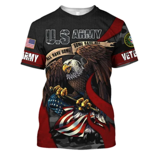 New Release U.S. Army Veterans Premium T-Shirt All Over Prints Gift Loves HBLVTR030424A01AM