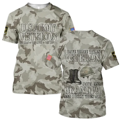 New Release Father Day U.S. Army Veterans Premium T-Shirt All Over Prints Gift Loves BLVTR250424A03AMTS