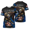 New Release U.S. Coast Guard Veterans Premium T-Shirt All Over Prints Gift Loves HBLVTR030424A01CG