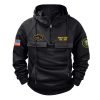 EOD Personalized Gift Explosive Ordnance Disposal Tactical Quarter Zip Hoodie BLVTR310724A1