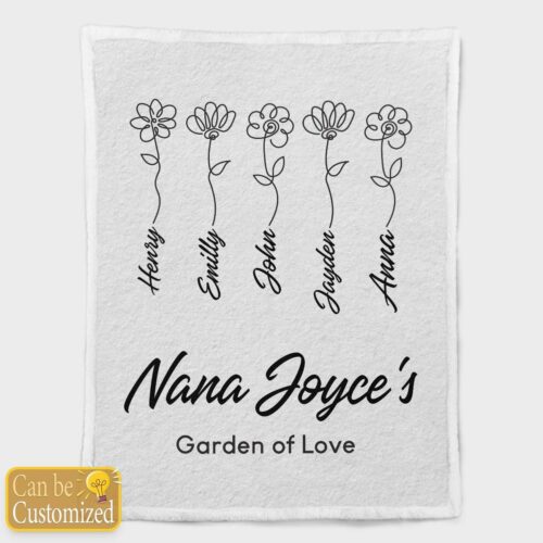 PERSONALIZED NANA JOYCE'S GARDEN OF LOVE